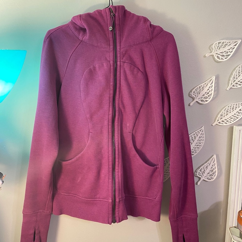 Lululemon scuba jacket! Pink/maroon